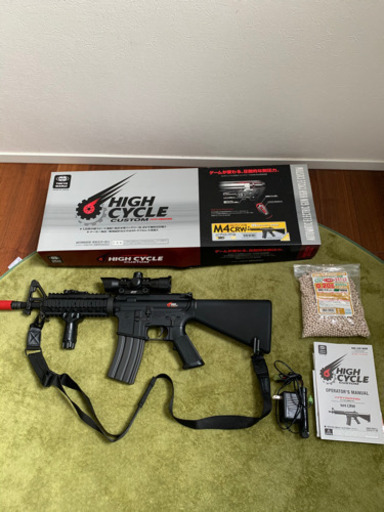 【値下げします】東京マルイ M4 CRW ハイサイクルカスタム 電動エアーガン