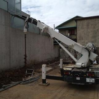 建柱車を使っての杭打ち作業員募集！