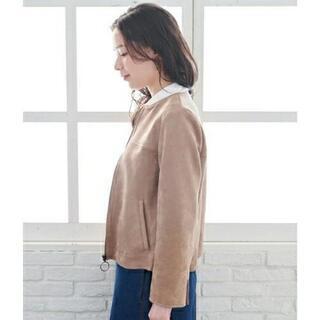 新品タグ付☆ロペピクニック☆マシュマロタッチジャケット♪ベージュMの画像