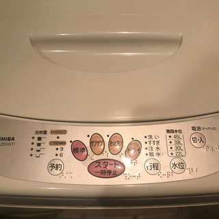 東芝一人暮らし用洗濯機差し上げますの画像