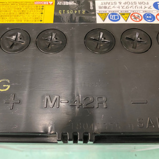 中古　カーバッテリー　M-42R 日本製　GSYUASAの画像