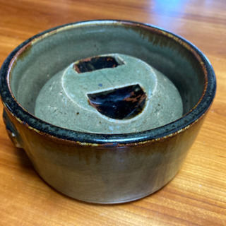 【値下げしました‼️】漬物容器（陶器製、重石付き）