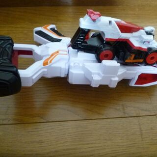 バンダイ　警察戦隊パトレンジャー　ダブル変身銃　トリガーマシン２台付き　中古品の画像