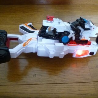 バンダイ　警察戦隊パトレンジャー　ダブル変身銃　トリガーマシン２台付き　中古品の画像