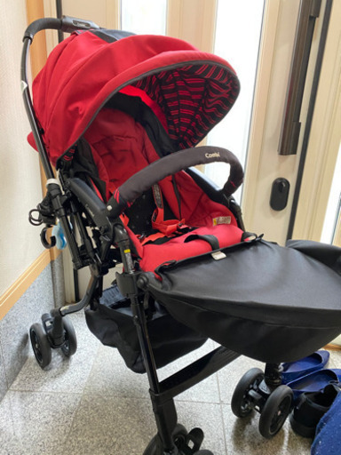 ⭐️ おまけ9点付き　コンビベビーカー オート4キャス