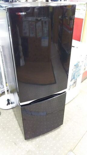 3 東芝 153L 2ﾄﾞｱ冷蔵庫 GR-P15BS 2019年製