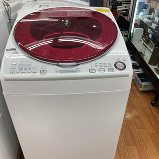 ピンクと白で可愛いらしい感じの1点！8kgの洗濯機です♪
