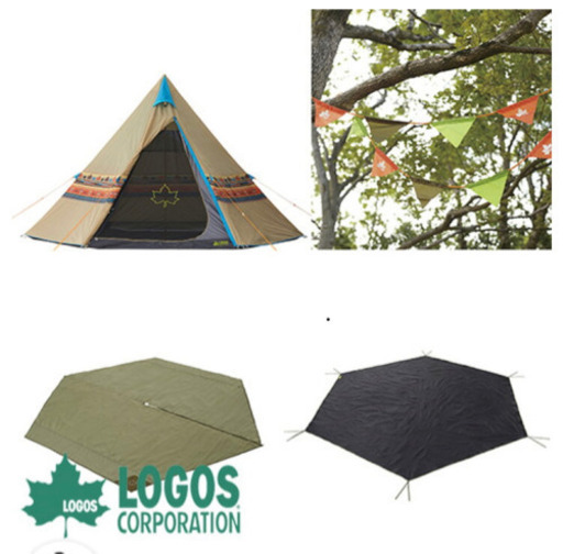 【テント】テント&タープ　セット　ロゴス　ナバホ400【タープ】