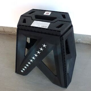 新品 踏み台 ステップ台 大 スツール 椅子 脚立 北海道コンサドーレ札幌 バタフライスツール 小 アウトドア コンサ 黒の画像