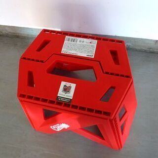 新品 踏み台 ステップ台 大 スツール 椅子 脚立 北海道コンサドーレ札幌 バタフライスツール 小 アウトドア コンサ 赤の画像