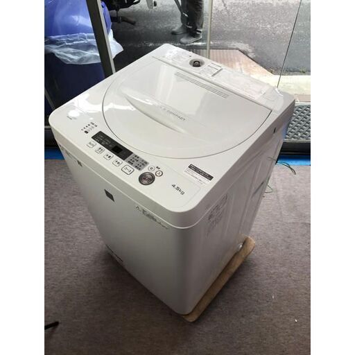 S39 SHARP 4.5kg全自動電気洗濯機 ES-G4E6-KW 2019