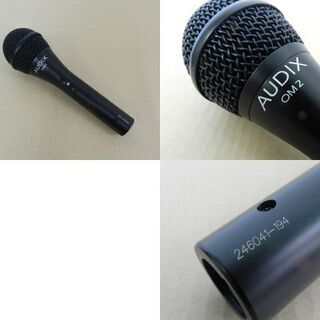 美品 AUDIX ダイナミックマイク ボーカル用 OM2 スイッチ付き ☆ PayPay(ペイペイ)決済可能 ☆ 札幌市 北区 屯田 の画像