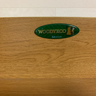 コイズミ　学習机　woodyecoの画像