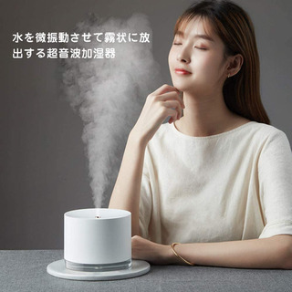     MOUNTAIN USB充電式 卓上加湿器 780ml 40-60ml/h の画像