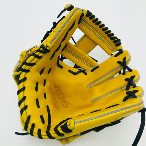 新品　限定　超レア　ATOMS アトムズ　グローブ　内野手　右投　硬式　イエロー