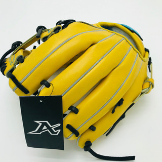 新品　限定　超レア　ATOMS アトムズ　グローブ　内野手　右投　硬式　イエローの画像