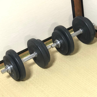 ◇ファイティングロード ダンベル 2セット プレート2.5㎏×4...