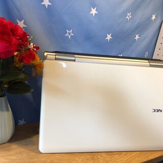 💑☆彡爆速ＳＳＤ２４０ＧＢ(^.^)ＮＥＣリノベーションＰＣ💗高速ｉ７第二世代💗女性にも人気のクリスタルホワイト/Ｗｉｎ１０/Office2019付/15.6ｲﾝﾁ/メモリ４GＢ/無線ＬＡＮ/ＤＶＤ・ＣＤ再生ソフト付　No.2010001の画像