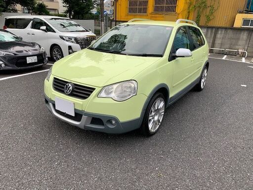 クロスポロ希少「ライム」カラーナビ・ETC (ジョーショー) 用賀のポロ