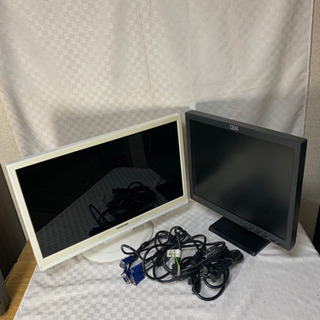 PCディスプレイ2台 FRONTEER FR2101WHW 21...