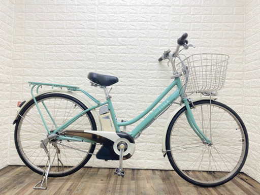 【早いもの勝ち】 BRIDGESTONE 電動アシスト自転車 水色 【中古】 早いもの勝ち】 BRIDGESTONE 電動アシスト自転車 水色 【中古】 早い