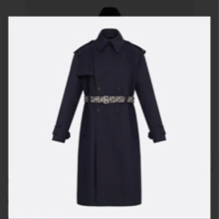 ☆Dior Men DIOR OBLIQUE ベルテットコート☆の画像