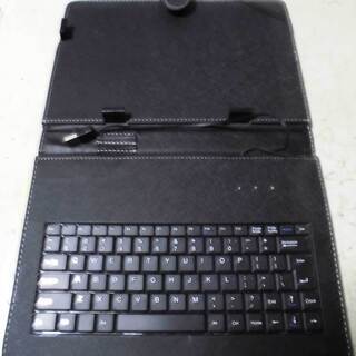 未使用◆アンドロイド 系 USB キーボード 付き レザー ケー...