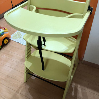 ベビーチェア キッズチェア テーブル付き トレイ付き 木製 子供...
