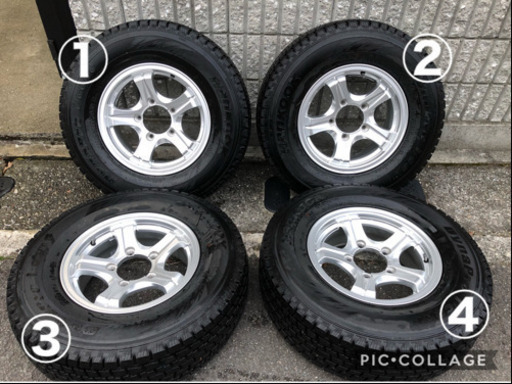 ジムニースタッドレスタイヤ＆ホイール4本美品