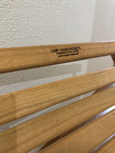 【中古、美品】CAMP★MANIA PRODUCTS CHAIR
