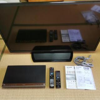 SHARP 46型テレビ＆BDレコーダー 2014年製