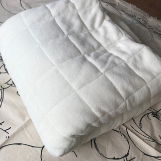 ふわふわパイル？地　敷きパッド　200×200