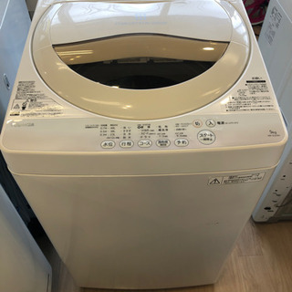 ＊【6ヶ月安心保証付】TOSHIBA 洗濯機　5.0kg