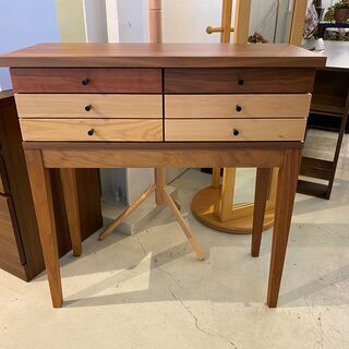 LEGNATEC レグナテック コンソールテーブル 茶 ウォール...