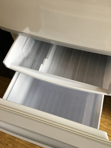 美品 2019年製 SHARP 167L冷蔵庫 どっちもドア SJ-17E6-KW シャープ