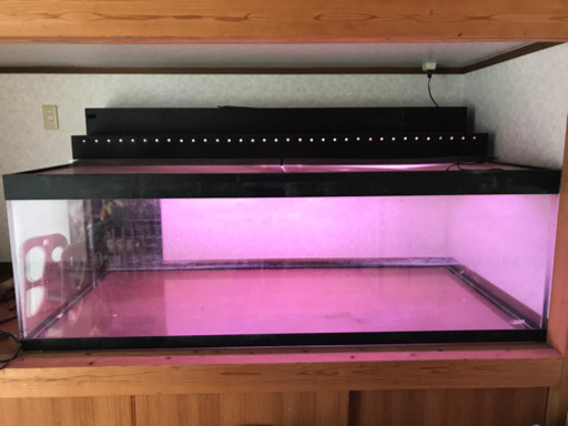 大型アクリル水槽W1800D900H600