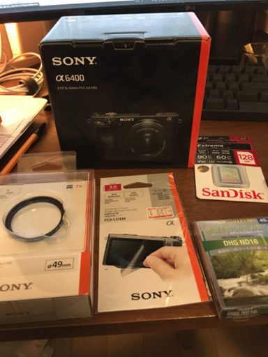 新品　Sony 6400 ズームレンズキット　おまけと保証書付き