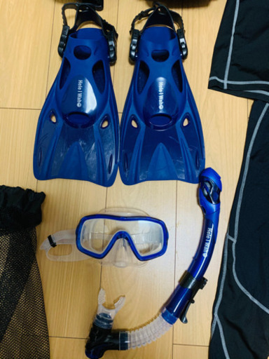 シュノーケリング　シュノーケル　道具一式　男性