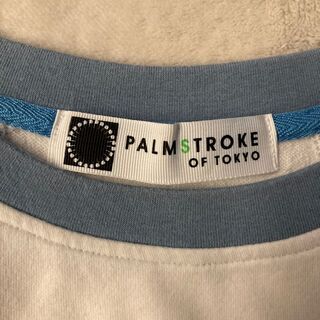 UNITED ARROWS購入品　7分袖トップス・ネイビー×水色×ホワイト切りかえの画像