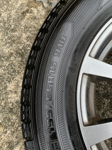 195 65 R15 スタッドレス+アルミホイール4本セット　ステップワゴンで使用