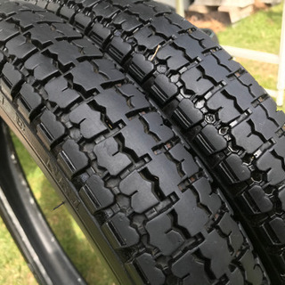 2.75-17 ハンターカブ 中古前後タイヤ＋チューブ 1台分の画像