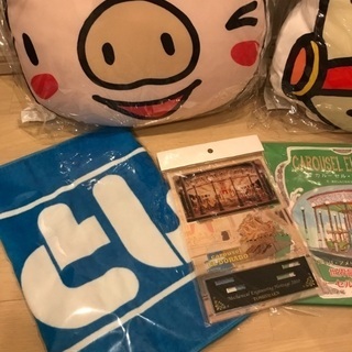 としまえん 豊島園 クッション タオル クリスタルスタンド 絵本 タンブラー 計6点セットの画像