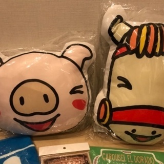 としまえん 豊島園 クッション タオル クリスタルスタンド 絵本 タンブラー 計6点セットの画像