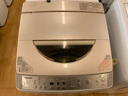 値下げしました！！TOSHIBA製★10㌔洗濯機★6ヵ月間保証付き★近隣配送可能