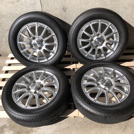 値下げ)ブリヂストンNEXTRY 155/65R13+ジョーカータイヤホイール4本セット