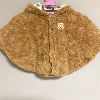 フリースポンチョ(MIKIHOUSE)の画像