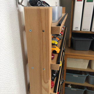 トミカ　収納ラック　棚　自作　DIY の画像