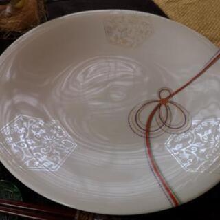 【値下げしました★ 】美濃焼  前畑陶器   庫山窯  結びシリーズ 大皿の画像