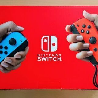 【新品未開封】Nintendo Switch　JOY-CON ネオンレッド/ネオンブルーの画像