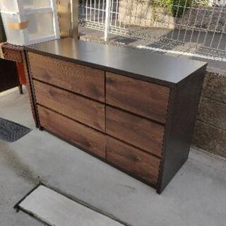 【取引済】タークブラウン木製タンス
